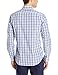 Goodthreads Men's Slim-Fit Long-Sleeve Gingham Plaid Poplin Shirt, Blue/Grey, Large