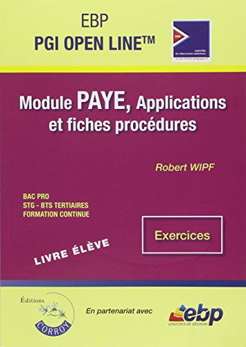 Ebp Pgi Open Line Ligne Livre élève Module Paye - 