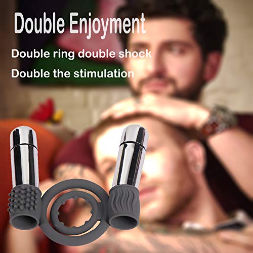 More Ring Bird Vibrating Cock Ring Silicone Dual Penis Ring Longer Harder Stronger Erection Sex Toy for Couple