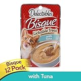 Hartz Delectables Bisque Lickable Wet Cat Treats-12 Pack-Tuna - 3270011057