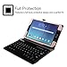 Fintie Keyboard Case for Samsung Galaxy Tab E 8.0, Slim Fit Folio PU Leather Case with Detachable Magnetical Bluetooth Keyboard for Galaxy Tab E 32GB SM-T378/Tab E 8.0 SM-T375/T377, Rose Gold