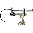 ATIVERE Electric Grease Gun Drill Adapter with 14 OZ Load, Locking Grease Gun Coupler, 12 Inch High Pressure Hose, Extension Rigid Pipe, Pneumatic Tool, Universal Conversion Gun Head
