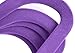 LUXEHOME Non-Slip ABS Environmental Flocking Velvet Hangers,Love Shape,Space Saving, Perfect for Kids/Adult Clothes,Set of 10 (Purple)