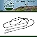 KESHES Dacron Bow String Replacement for Archery Recurve Traditional & Longbow Bows Bowstring - Sizes 12, 14, 16 Strands - Length Sizes 44-70 Inches, 2 Brass Nocks Included
