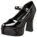 Funtasma by Pleaser Women's Platform Mary Jane,Black Patent,8 M