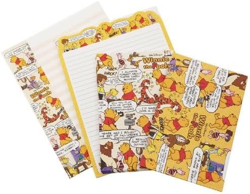 Amazon くまのプーさん レターセット 便箋 封筒 ディズニーキャラクターステーショナリー通販 レターセット 文房具 オフィス用品