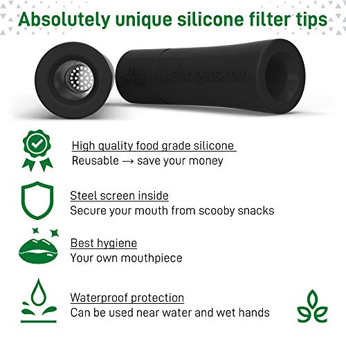 Reusable Silicone Cigarette Holder, Rolling Filter Adapter Tips for Pre  Rolled Cones, 1.5 * 0.28 Inch, Black, Set of 2 in Kenya | Whizz Filters