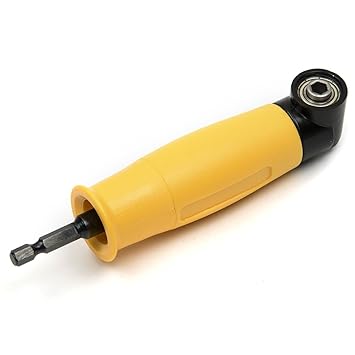 Generic 105 Degree Angle Extension Right Driver Drilling Shank Screwdriver Magnetic 1/4 Inch Hex Drill Bit Socket Holder Adaptor Sleeve