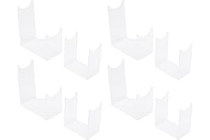 TIKATARER 8PCS Clear Acrylic Antler Display Stand, Deer Shed Tabletop Bracket, Elegant Antler Holder with Winter Christmas De