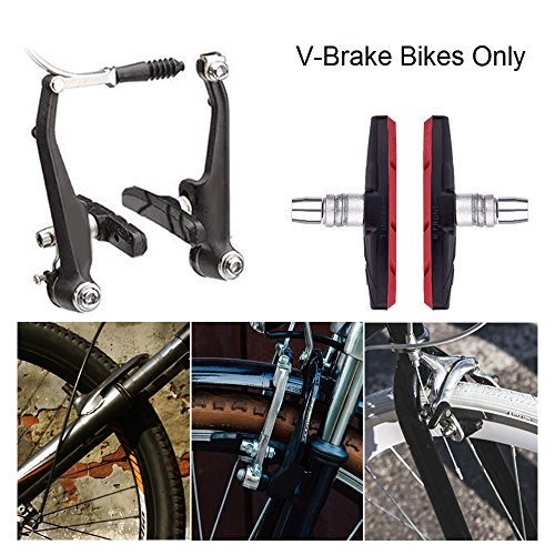 image for Alritz Bike Brake Pads Set, 3 Pairs Road Mountain Bicycle V-Brake Bloc