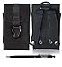 Ranboo Belt Pouch for iPhone Xs Max XR 6S 7 8 Plus, Nylon Holster Case Army Molle Tactical Military Belt Loop Clip Pouch Waist Bag Large Cell Phone Holder for Galaxy S7 8 9 Plus Men Belt Carrier Black