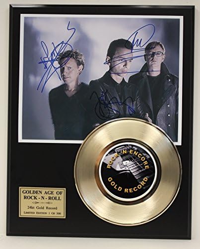 Depeche Mode Gold Record Reproduction Signature Series LTD Edition Display