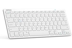 Arteck Ultra-Slim Bluetooth Keyboard Compatible with iPad 10.2-inch/iPad Air/iPad 9.7-inch/iPad Pro/iPad Mini, iPhone and oth