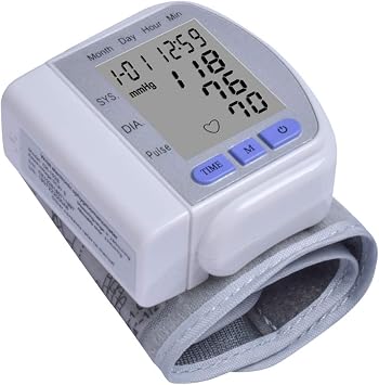 Blood Pressure Monitor Wrist for Home Use Upper Arm with Large Cuff One