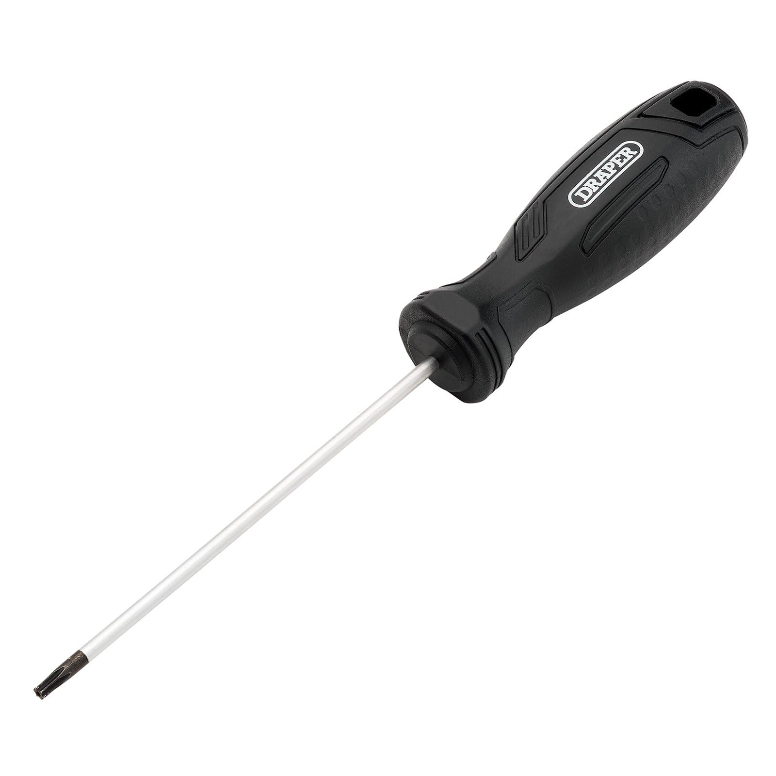 Draper TX-Star Tamperproof Hard Grip Screwdriver, T10H x 100mm - 13569 - Magnetic Tip, CRV Blade