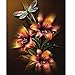 Clearance! ❤️ Neartime 5D Dragonfly+Flower Embroidery Paintings Round Rhinestone Pasted DIY Diamond Painting Cross Stitch Plane Wall Sticker (25×30cm, Multicolor)