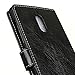Nokia 6 Case,ANLI [Card Slots and Stand Function] Luxury PU Leather Wallet Flip Protective Case Cover for Nokia 6 Black