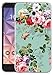 Jitterbug Smart (5.5”) Case, Linkertech Slim Air Armor Thin Fit Silicone Gel Soft TPU Bumper Durable Flex and Easy Grip Protective Case for Jitterbug Smart (5.5inch) (Peony)