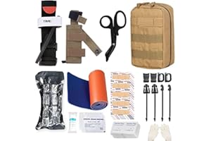 Emergency Survival Kits, Tactical Military Trauma First Aid Kit, Molle EMT IFAK Pouch Outdoor Gear Tourniquet Bandage Bleedin