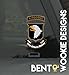 US Army - 101st Airborne Division Patch Decal - 3.5 Inch Tall Full Color Decal, Sticker