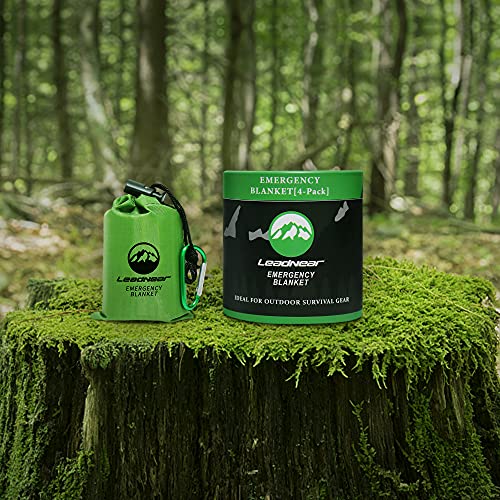 Emergency Blankets 4 Pack ExtraLarge Mylar Emergency Blankets