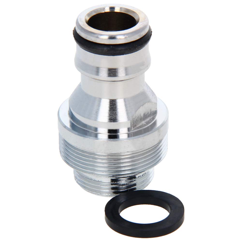 Othmro Brass Garden Hose Quick Connector Nozzle Pipe Adapter 18mm Male Threaded 1pcs