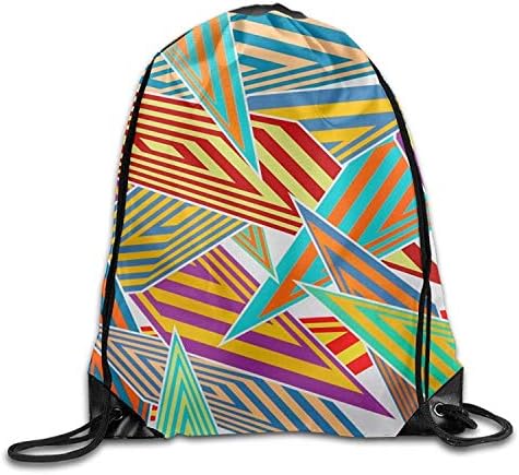 CHJOO Life Funny Pattern Drawstring Bags Portable Backpack Pocket Bag Travel Sport Gym Bag Yoga Runner Daypack