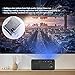 2019 New HD 720P Portable Bluetooth Projector with 3600 Lumen,Wi-Fi, Android OS, HDMI, USB, VGA,Speaker,Zoom in/Out, LCD Smart Wireless Home Projector for iPhone PC DVD Video Game Console TV Stickthumb 3
