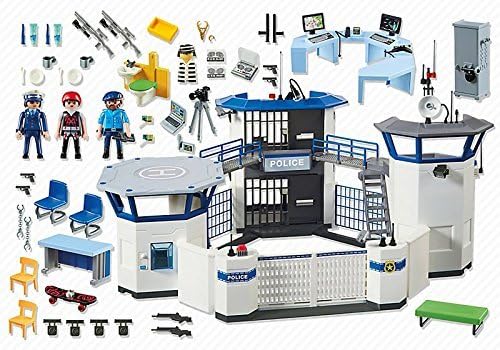 playmobil 5299 portable police station