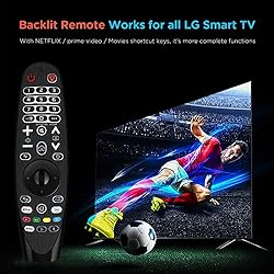 Universal Backlit Remote Control for All LG Smart