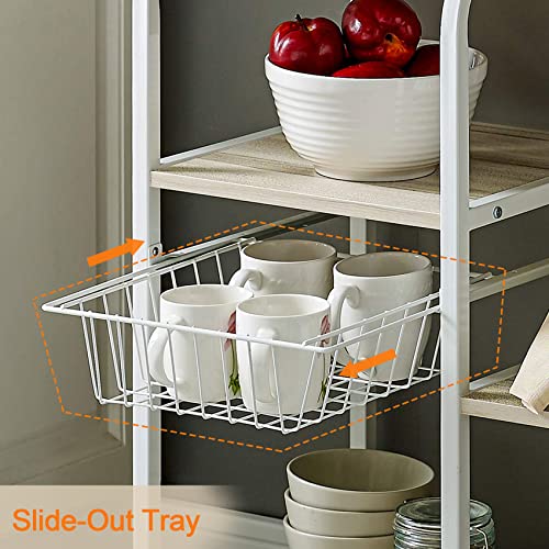Mr IRONSTONE Kitchen Baker's Rack Utility Storage Shelf 35.5" Microwave