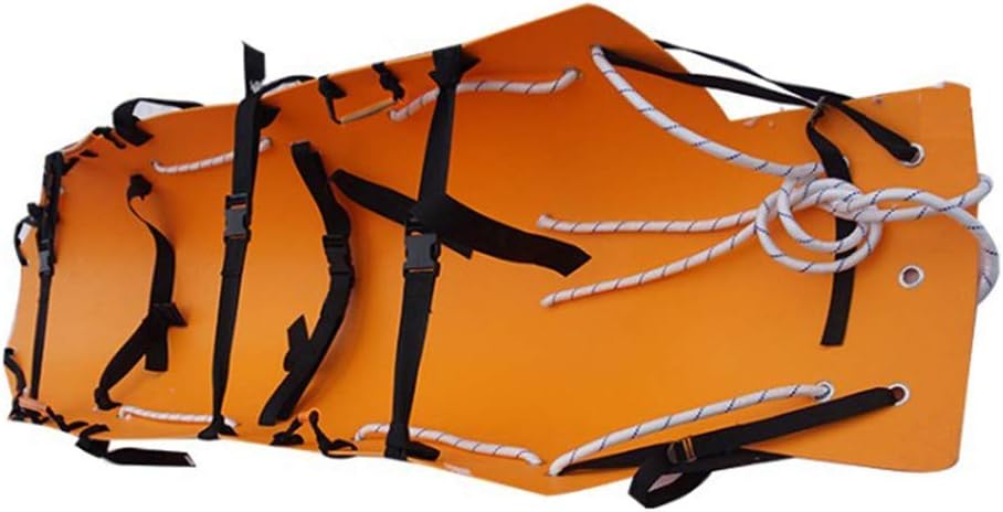 WDDMFR Emergency Rescue Stretcher,Portable Stretcher with Storage Bags for Wounded and Sick Transport- Orange