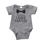 Infant Baby Boys Ladies I HAVE ARRIVED Newborn Romper Bodysuit outfit