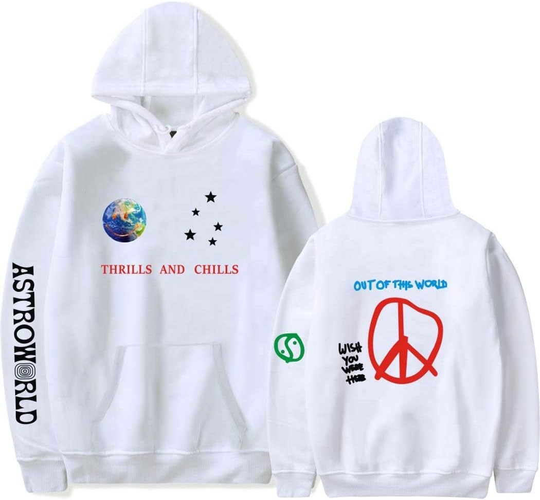 Mens Womens Travis Scott Astroworld Hoodies Wish You were Here Hip Hop Hoodie Sweatshirts Sports Casual Long Sleeve Pullover Top