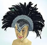 Bristol Novelty BA071 Feather Helmet Jewel Plume, One Size