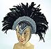 Bristol Novelty BA071 Feather Helmet Jewel Plume, One Size