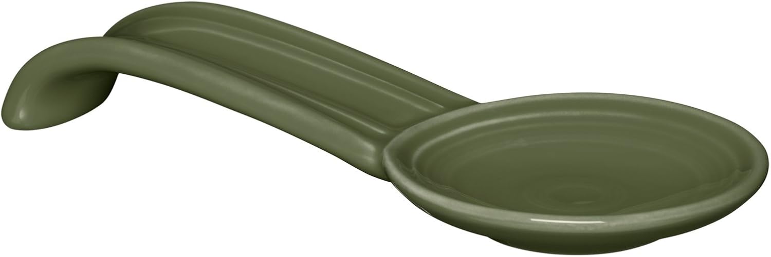 Fiesta 439340 Spoon Rest, 8", Sage Green Kitchen & Dining
