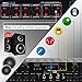 Wireless Home Audio Amplifier System – Bluetooth Compatible Sound Stereo Receiver Amp – 6 Channel 600Watt Power, Digital LCD, Headphone Jack, 1/4” Microphone IN USB SD AUX RCA FM Radio – Pyle PTA66BTthumb 4