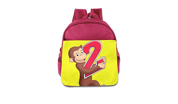 Jorge el curioso 2 Follow que Mono infantil mochila escolar rosa :  Amazon.es: Equipaje
