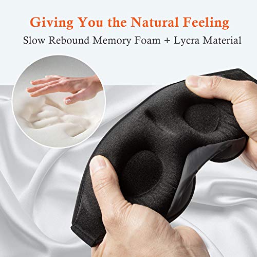 Unimi Sleep Mask 2020 3D Contoured Cup, Sleep Eye Mask for Women Men