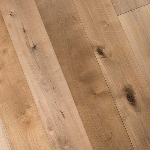Stain Reactive Prefinished Engineered Wood Floor, Nature's Collection Coral, Sample, by Hurst Hardwoods