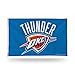 Rico Industries NBA 3-Foot by 5-Foot Single Sided Banner Flag with Grommets, Oklahoma City Thunder