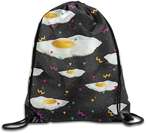 Egg Lightweight Drawstring Bag Sport Gym Backpack Gym Bag For Men And Women