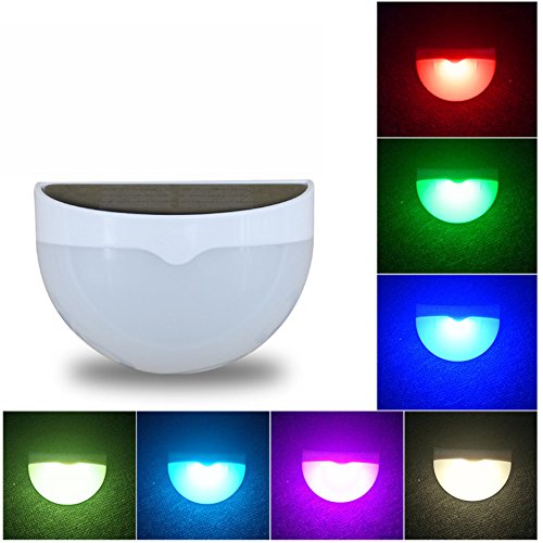Colorful Change Outdoor Solar Motion Sensor Light Path New Waterproof Security Lights, Powerful Safelight for Outdoors, Outside Wall, Garden, Patio, Yard, Pathway Outdoor Christmas Led Lamp (N760D) - Thumbnail 7