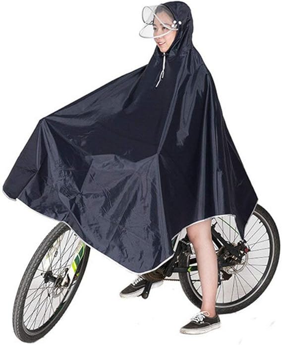 Amazon レインコート 自転車 レディース メンズ ロング つば付き つば広 クリアツバ 防水 雨合羽 2xl パープル レインコート ポンチョ 通販