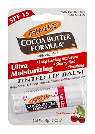 Palmer's Cocoa Butter Formula Lip Balm, Dark Chocolate and Cherry, Red, 4 g