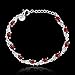NYKKOLA 925 Solid Silver Stunning Fashion Jewelry Classic Twine Bracelet Unisex
