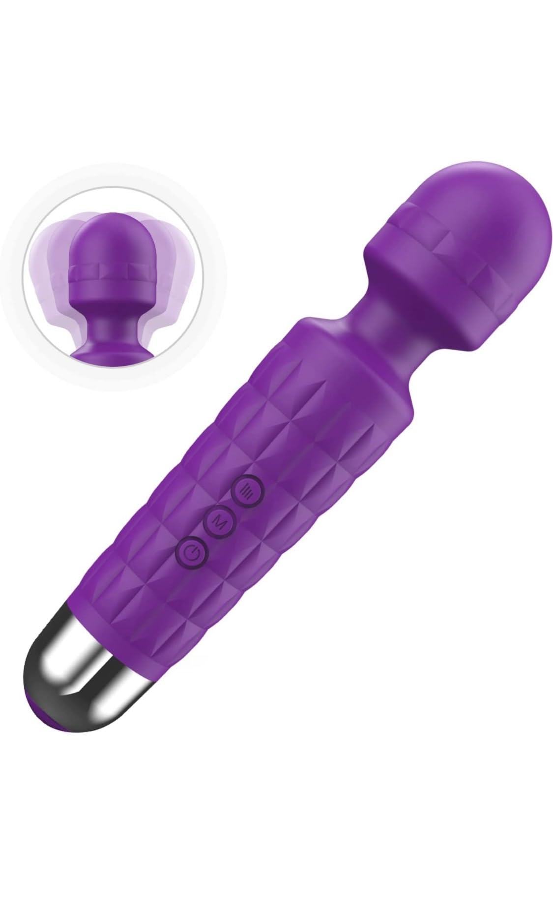G Spot Stimulator Wand Vibrators, Sex Toys4women, 25 Vibration Modes Quiet Waterproof Vibrating Wand Clitoral Vaginal Stimulator, Rechargeable Powerful Sex toys4women Dido Adult Sex Toys
