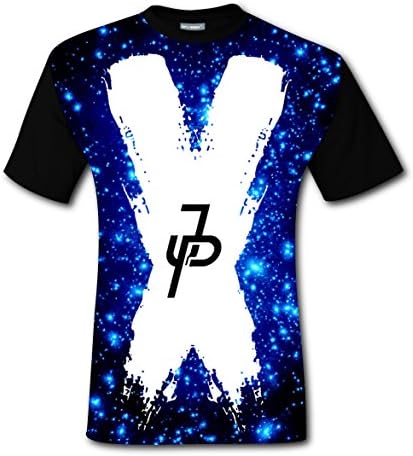 Men's 3D Printed Jake Paul X Logo Short Sleeve T Shirt Tee M