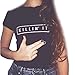 Lisingtool Women's Letter Printing Short Sleeve Cotton Blouse Tops T-Shirt